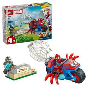 LEGO Marvel Spidey on his Motorcycle vs. Rhino Building Toy 11206