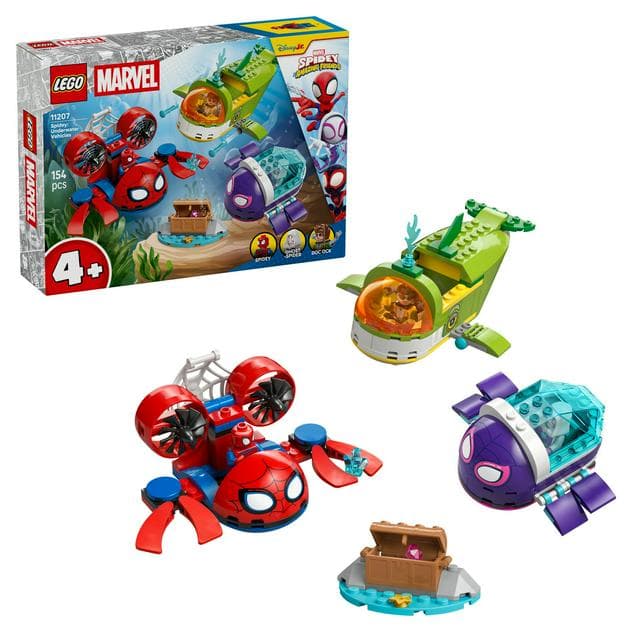 LEGO Marvel Spidey Underwater Vehicles Set 11207 - gallery image 1