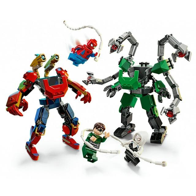 LEGO Marvel Mech Battle Spider-Man vs. Doc Ock Building Toy 76338 - gallery image 3