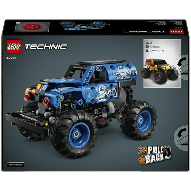 Lego Technic 42219 Monster Jam Grave Digger Fire & Ice - gallery image 5