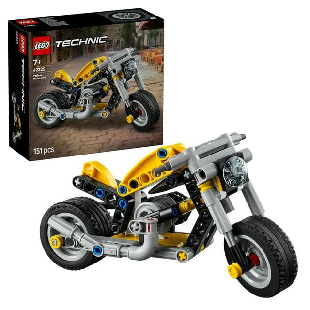 Lego Technic 42225 Yellow Motorcycle - gallery image 1