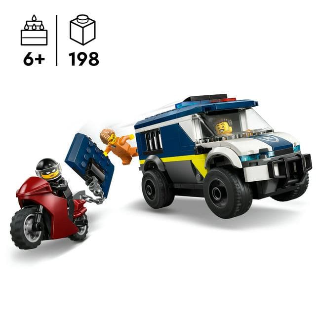 LEGO City Police Prisoner Transport Van Toy 60479 - gallery image 2