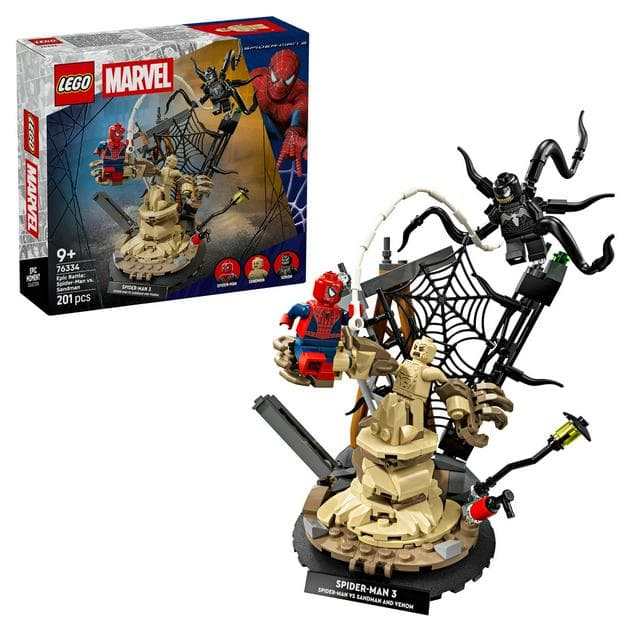 LEGO Marvel Epic Battle: Spider-Man vs. Sandman Building Toy 76334 - gallery image 1