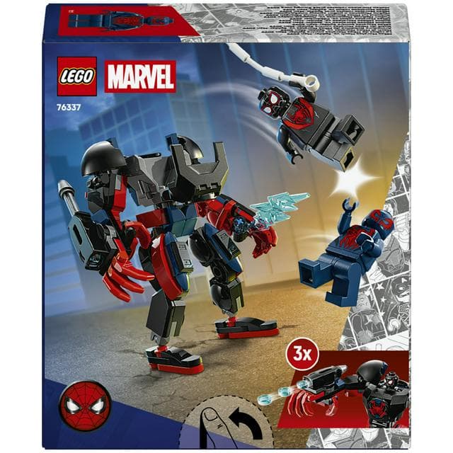 LEGO Marvel Miles Morales Mech vs. Spider-Man Building Toy 2099 - gallery image 5