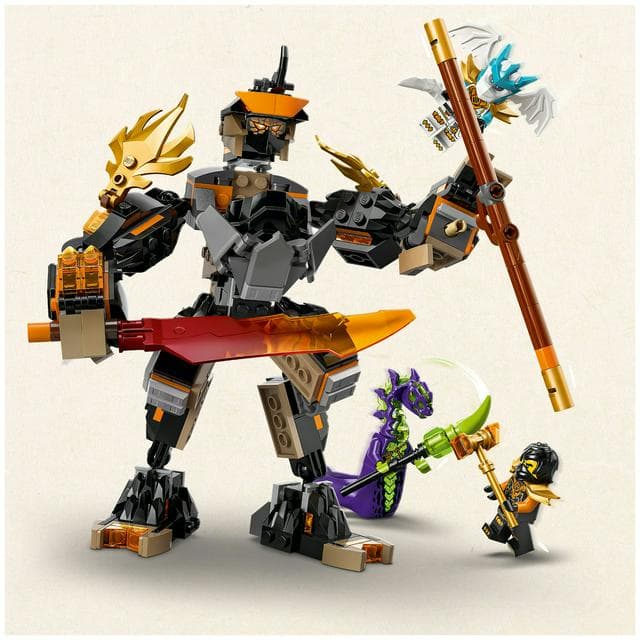 LEGO Ninjago Cole’s Mission Mech & Dragon Zane Toy 71854 - gallery image 3