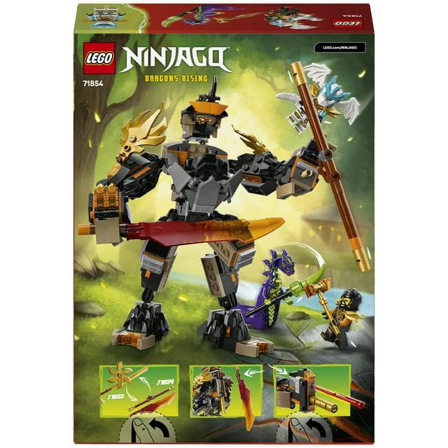 LEGO Ninjago Cole’s Mission Mech & Dragon Zane Toy 71854 - gallery image 5