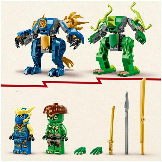 LEGO Ninjago Jay’s Dragon Mech Fight Ninja Toy 71853 - gallery image 4