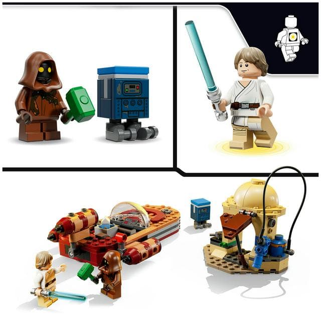 Lego Star Wars Smart Play Luke’s Landspeeder Compatible Set 75420 - gallery image 3