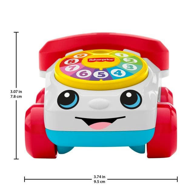 Fisher-Price Chatter Telephone Vehicle Push Toy - gallery image 4