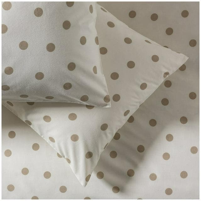 Habitat Monochrome Natural Spot Bedset - Single - gallery image 2