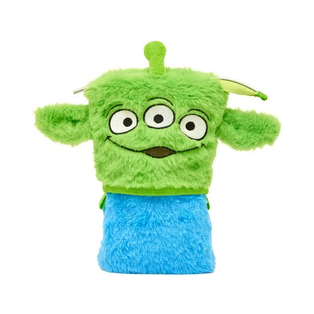 Disney Toy Story Faux Fur Stand & Slide Alien Pencil Case - gallery image 1