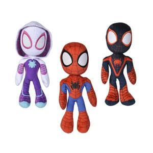 Spider-Man Plush With Glow in The Dark Eyes Assortment - 27cm