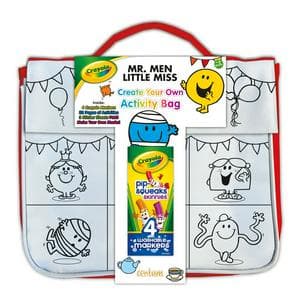 Crayola Mr Men & Little Miss Create Your Own Activity Bag