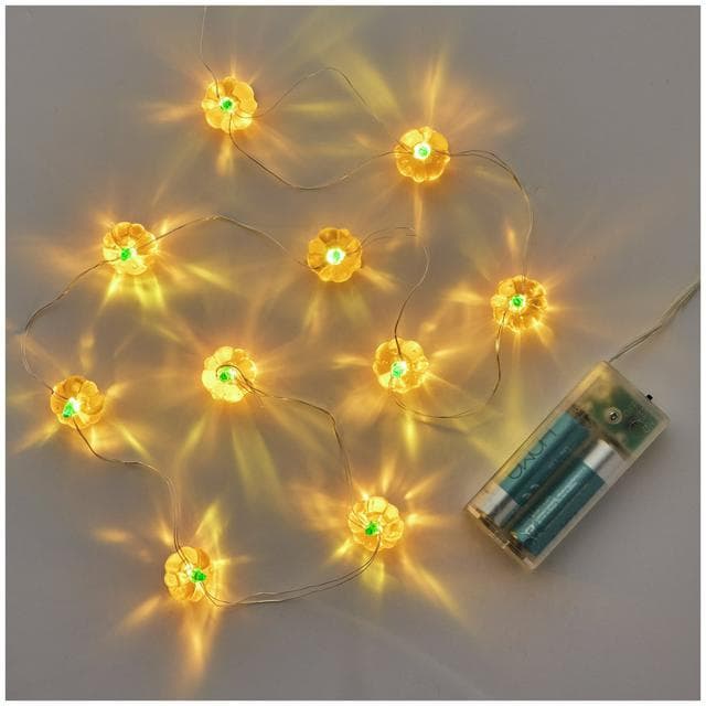 Sainsbury's Home Pumpkin String Lights - gallery image 2