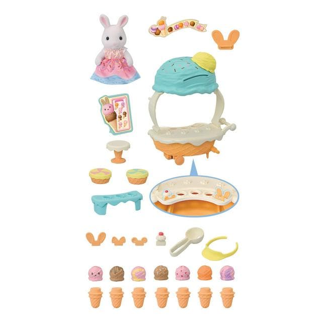 Sylvanian Families Ice Cream Cart - gallery image 3