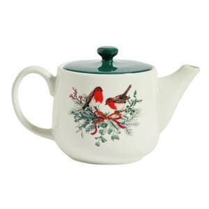 Sainsbury's Home Robin Printed Tea Pot