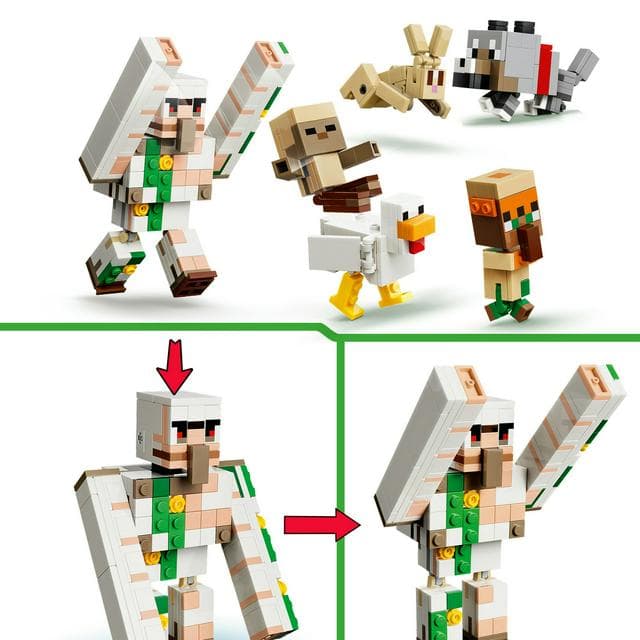 Lego Minecraft Chicken Jockey Desert Attack Figures 21592 - gallery image 3