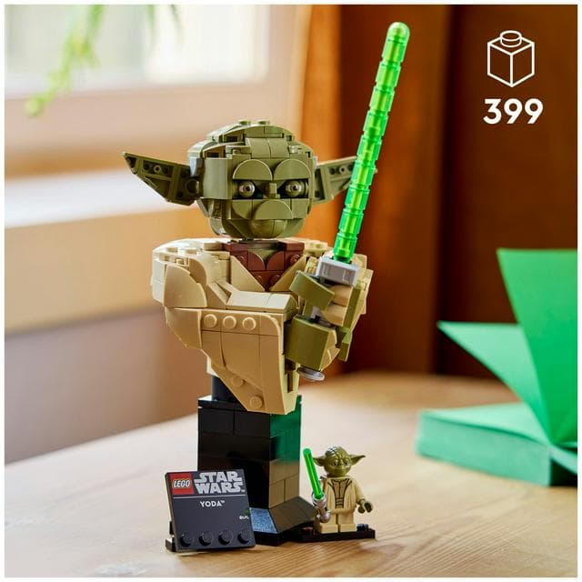 Lego Star Wars Yoda Bust Model Kit Building Kit For Adults 75438 - gallery image 2