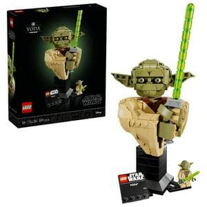 Lego Star Wars Yoda Bust Model Kit Building Kit For Adults 75438