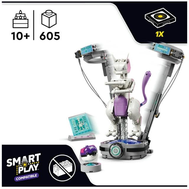 Lego Pokemon Smart Play Mewtwo’s Lab Break Toy 72163 - gallery image 2