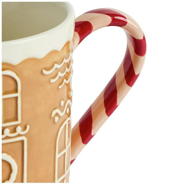 Sainsbury's Home Novelty Gingerbread House Shaped Mug - gallery image 4