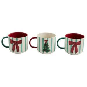 Sainsbury's Home Bows & Trees Mug Assortment