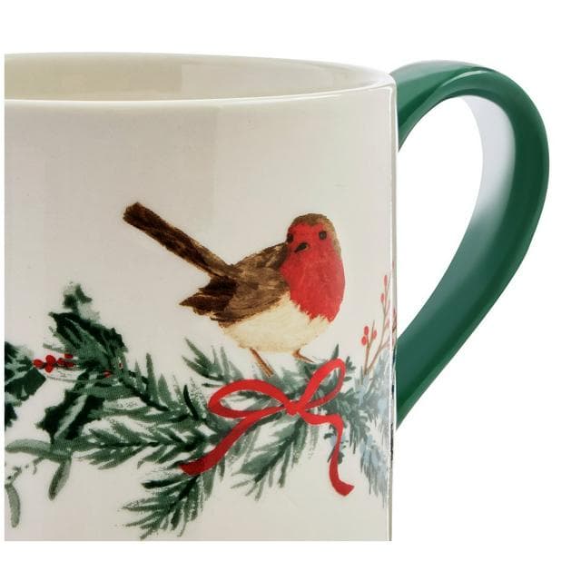 Sainsbury's Home Robin Fine China Tankard Mug - gallery image 2
