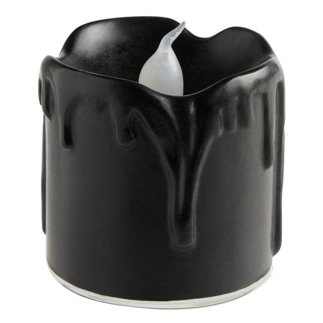 Sainsbury's Home Drip LED Candle - Black - gallery image 1