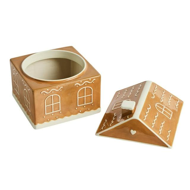 Sainsbury's Home Novetly Gingerbread House Shaped Treat Jar - gallery image 3