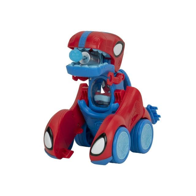 Marvel Spidey & His Amazing Friends Spidey-Rex Racer 2-in-1 Vehicle - 8 Inch - gallery image 3