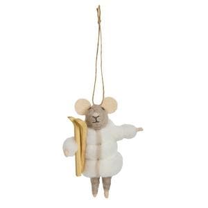 Sainsbury's Home Ski Mouse Hanging Decoration