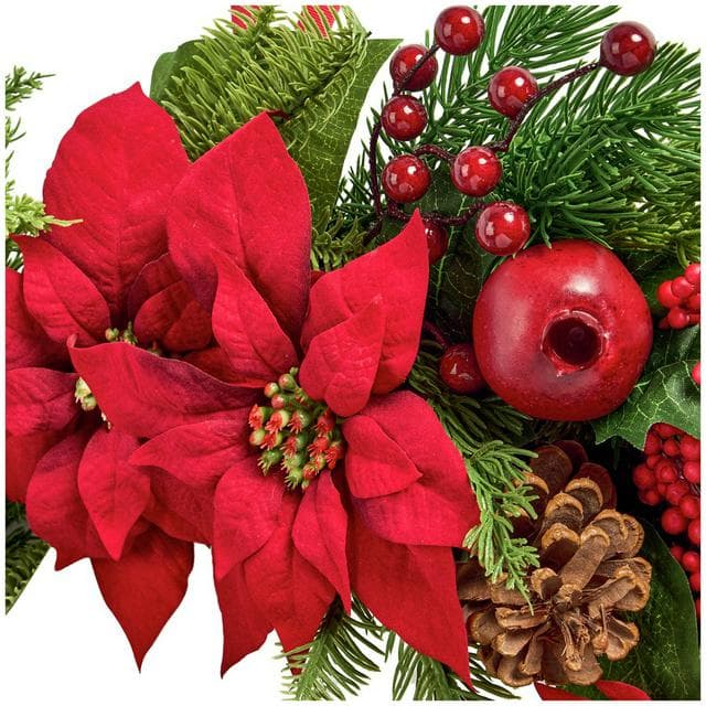 SAL Gifting XL Poinsettia Wreath - gallery image 3