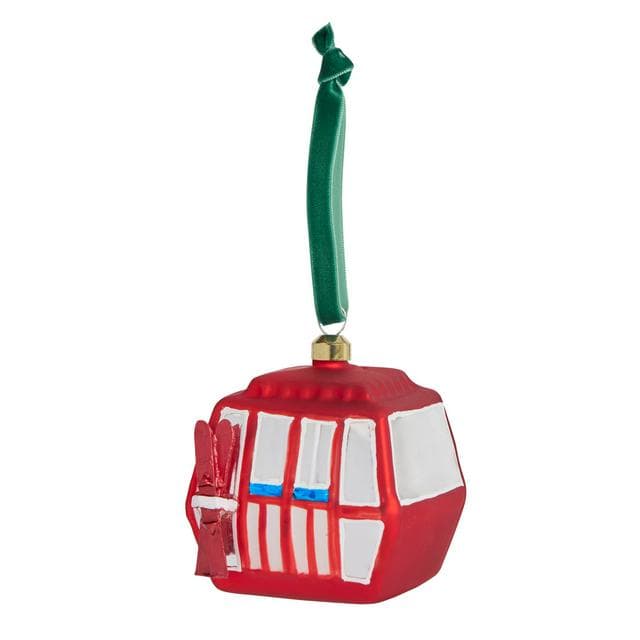 Sainsbury's Home Ski Lift Glass Ornament - gallery image 1