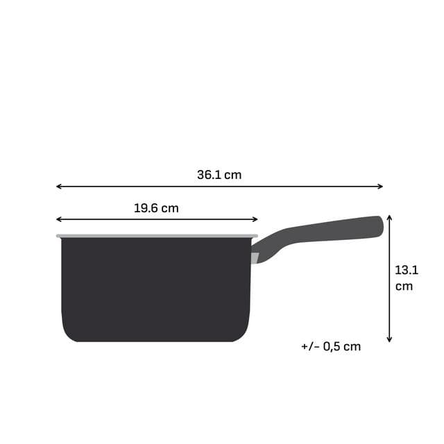 Tefal Titanium Excellence Plus Saucepan With Lid - 18cm - gallery image 3