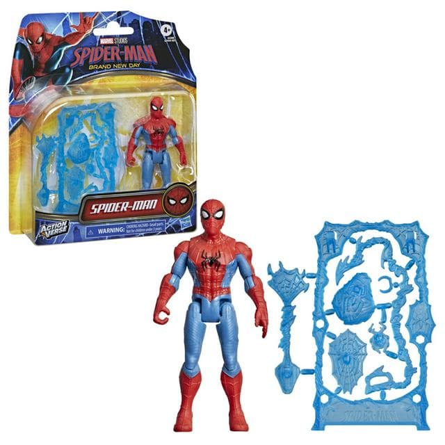 Spider-Man Actionverse Figure With Gear Assortment - gallery image 1