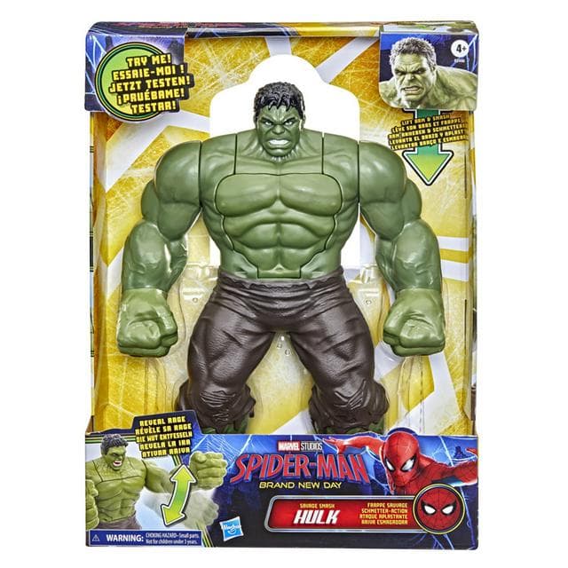 Spider Man Brand New Day Savage Smash Hulk Action Figure - gallery image 1