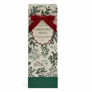 Sainsbury's Home Christmas Spice Large Ribbed Glass Diffuser - 150ml