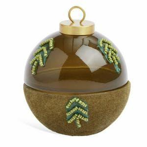 Habitat Under The Christmas Tree Flocked Small Bauble