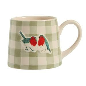 Sainsbury's Home Robin Gingham Mug