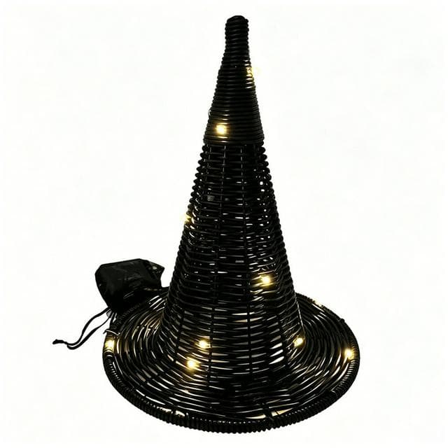 Swantex Plastic Rattan Witch Hat - 30cm - gallery image 2