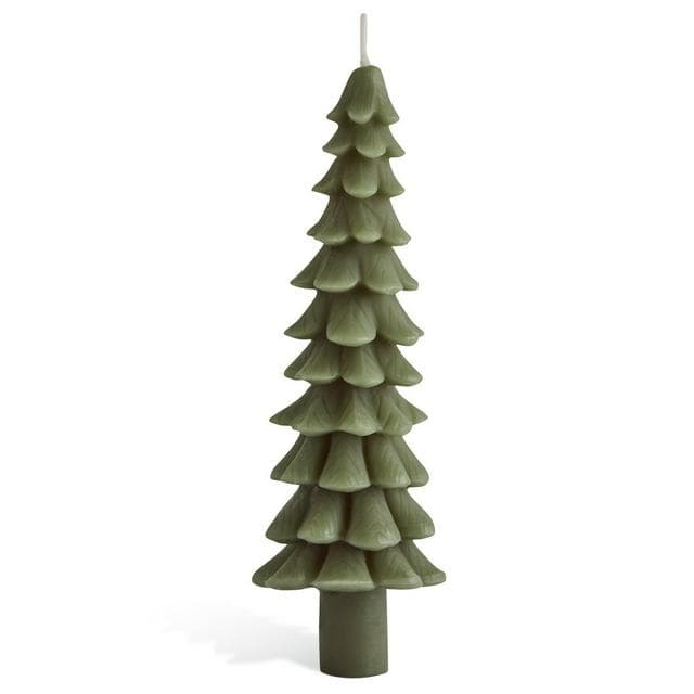 Sainsbury's Home Pack of 2 Christmas Spice Tree Candles - gallery image 2