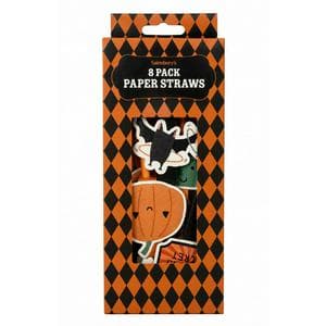 Sainsbury's Home Pack of 8 Halloween Paper Straws
