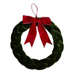 Sainsbury's Home Velvet Plait Wreath