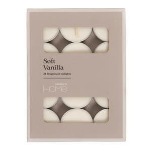 Sainsbury's Home Pack of 24 Tealights - Soft Vanilla
