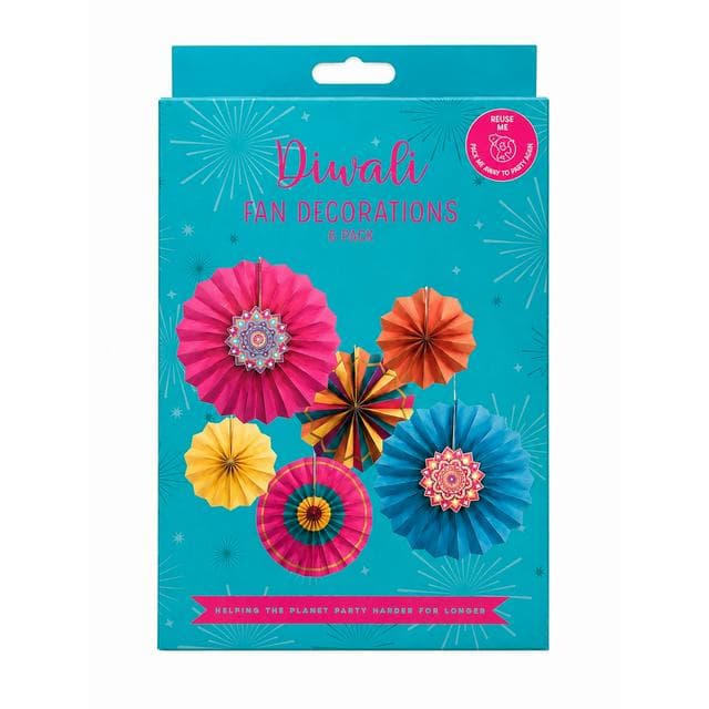 Mad Party Diwali Fan Decoration Kit - gallery image 1