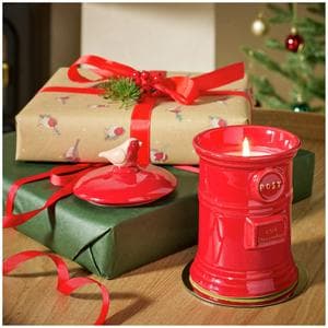 Sainsbury's Home Christmas Spice Post Box Candle