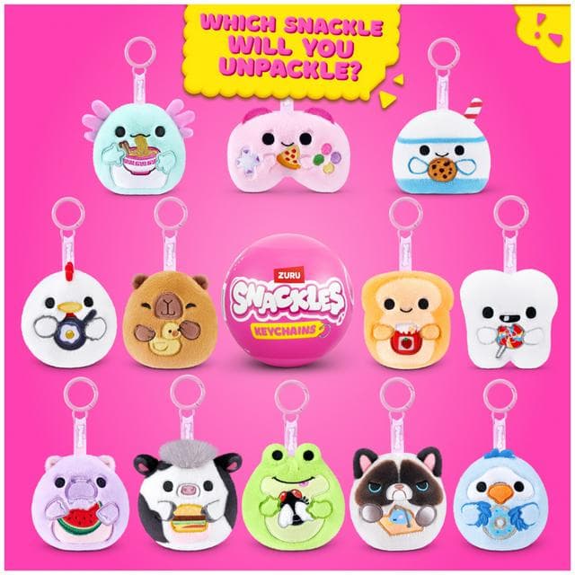 Zuru Snackles Keychains Capsule S1 Assortment - 3.5 inches - gallery image 3