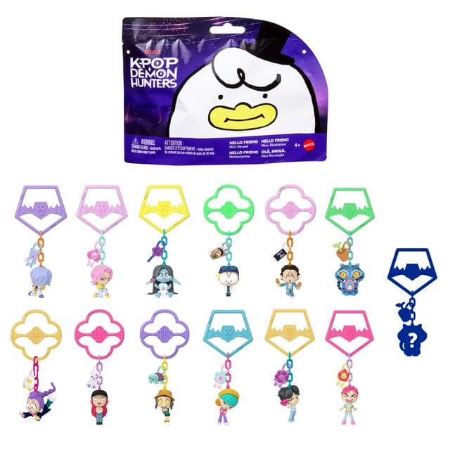 Kpop Demon Hunters Mini Collectible Keychains Asssortment - gallery image 1