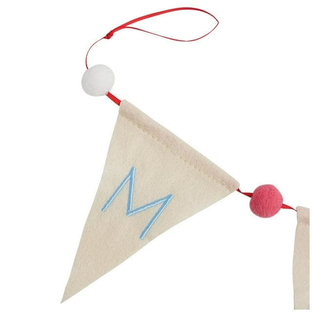 Sainsbury's Home Merry & Bright Fabric Embroided Garland - gallery image 2