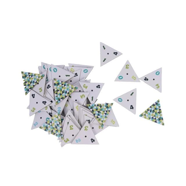 Professor Puzzle Triangular Dominos Card Game - gallery image 2